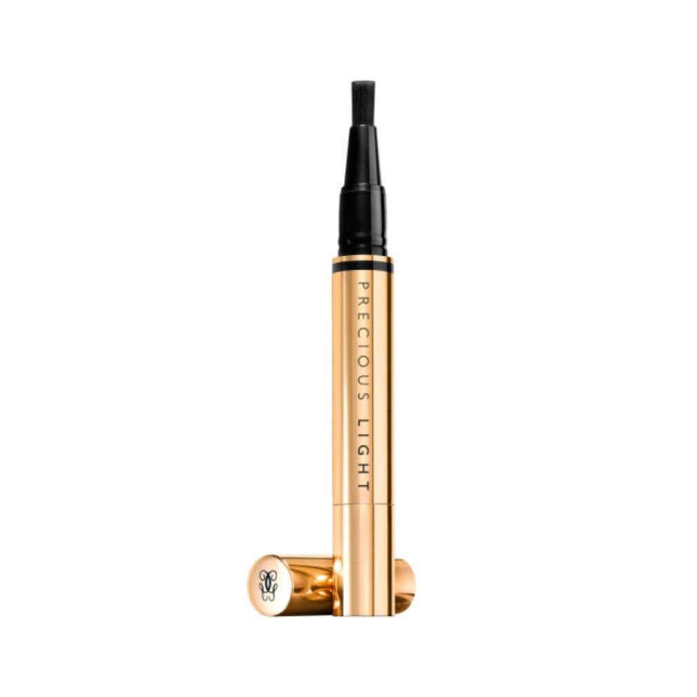 Illuminatore dorato con punta nera e cappuccio aperto. Testo: Precious Light.