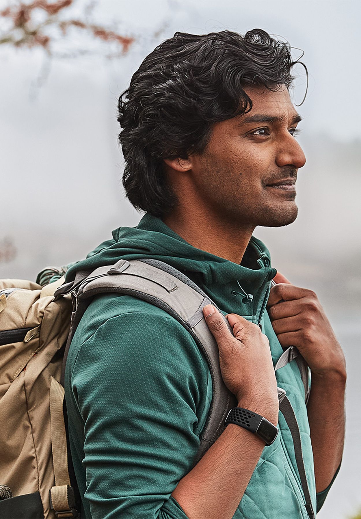 Fitbit Charge 5 AMOLED Braccialetto per rilevamento di attività Nero, Grafite