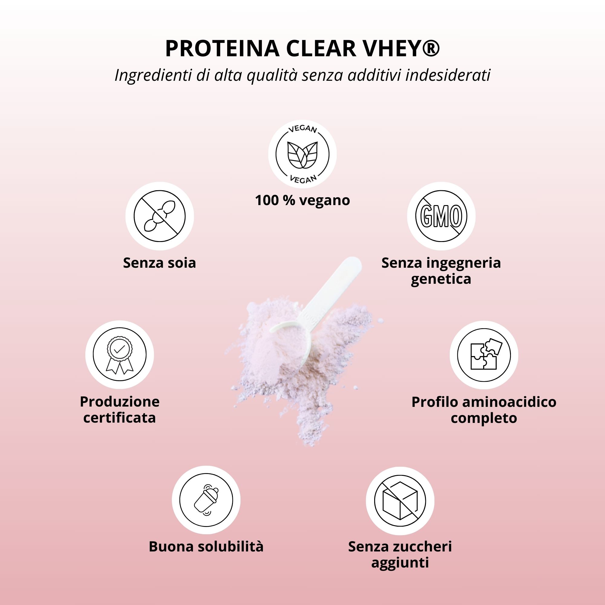 Nutri+ Clear Vhey Proteina in Polvere 400g