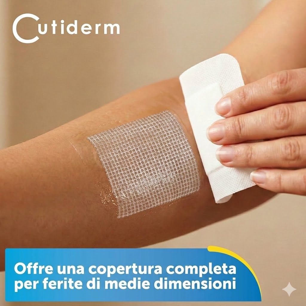 Compresse sterile in garza paraffinata 5 cm x 5 cm Cutiderm