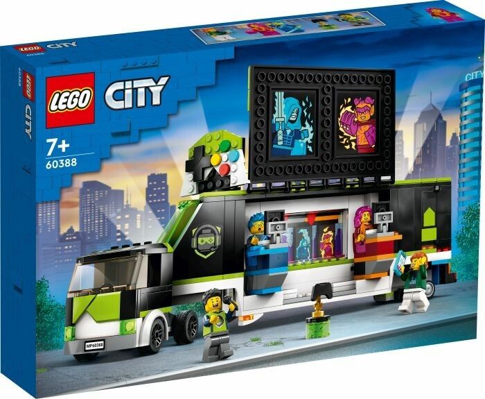 LEGO City 60388 Camion dei Tornei di gioco, Veicolo Giocattolo per i Fan dei Videogiochi e di eSpor