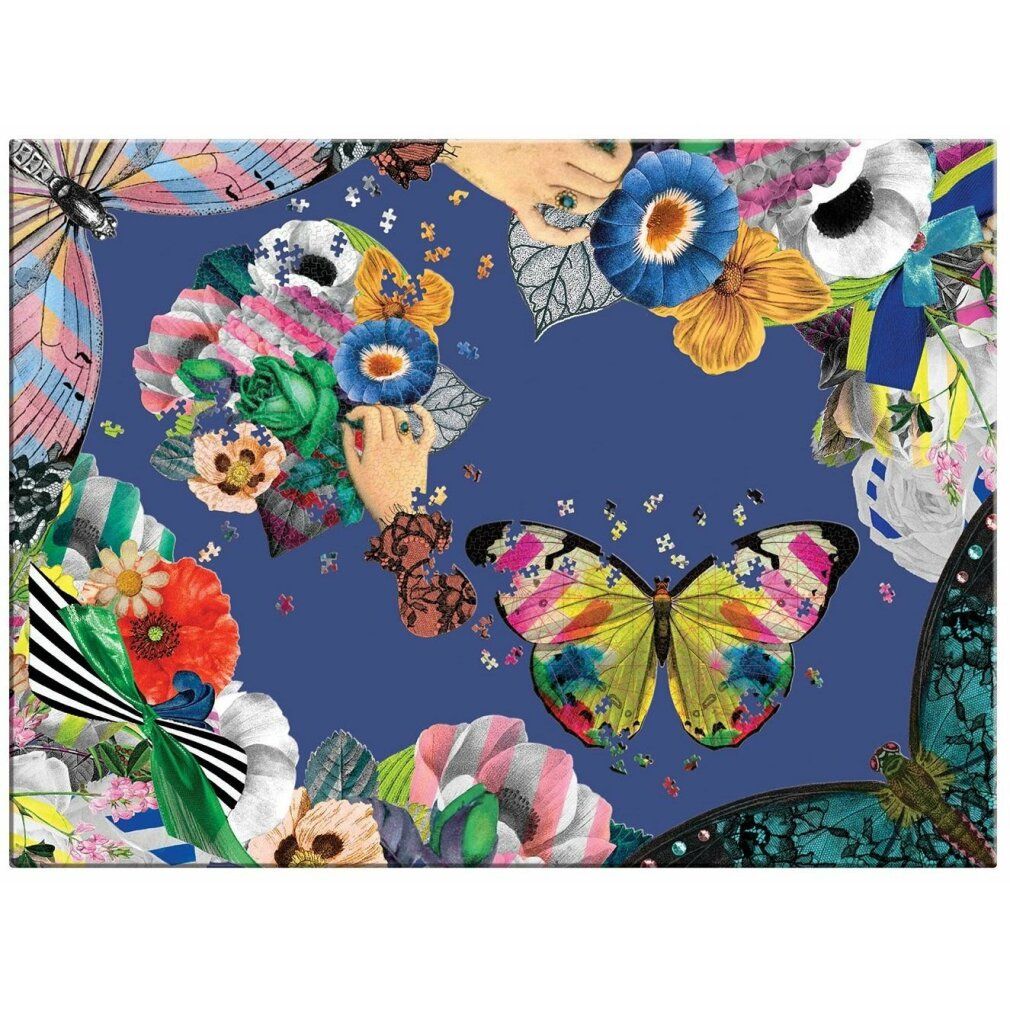 galison Puzzle a forma di Christian LaCroix: set Frivolités 2in1 850 pezzi