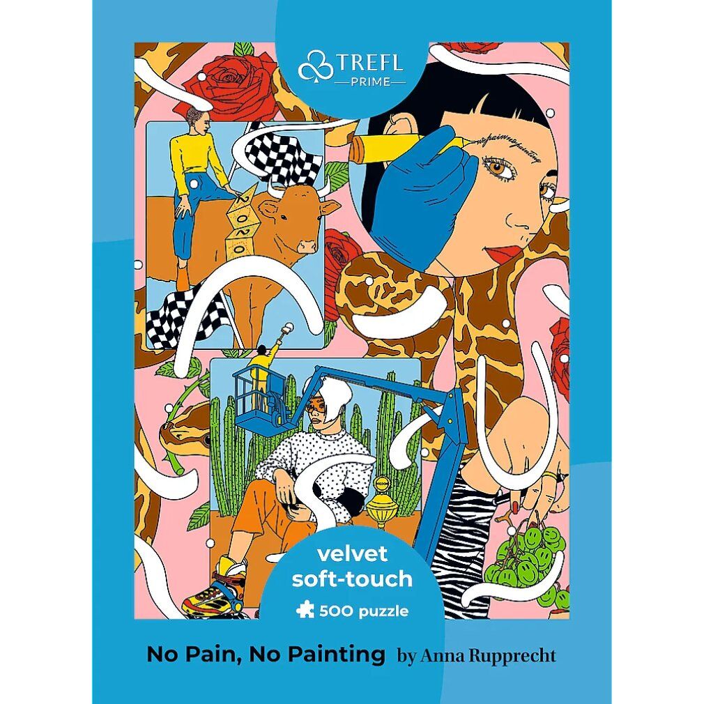 trefl Puzzle uft Velvet Soft Touch: nessun dolore, nessuna pittura 500 pezzi