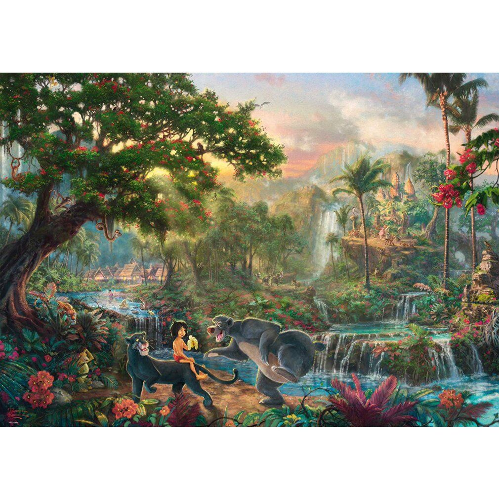 Disney, Il libro della giungla - Puzzle da 1000 pezzi (Thomas Kinkade)