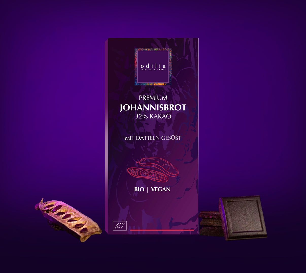 odilia Cioccolato premium alla carruba