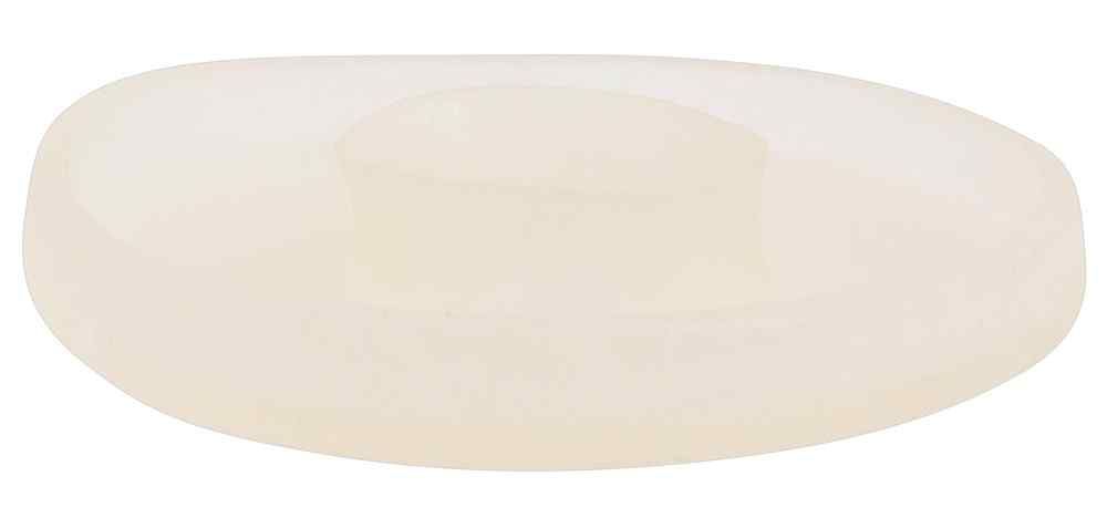 Anello per pene Fröhle PS002, 21 mm, in materiale trasparente, vista laterale.