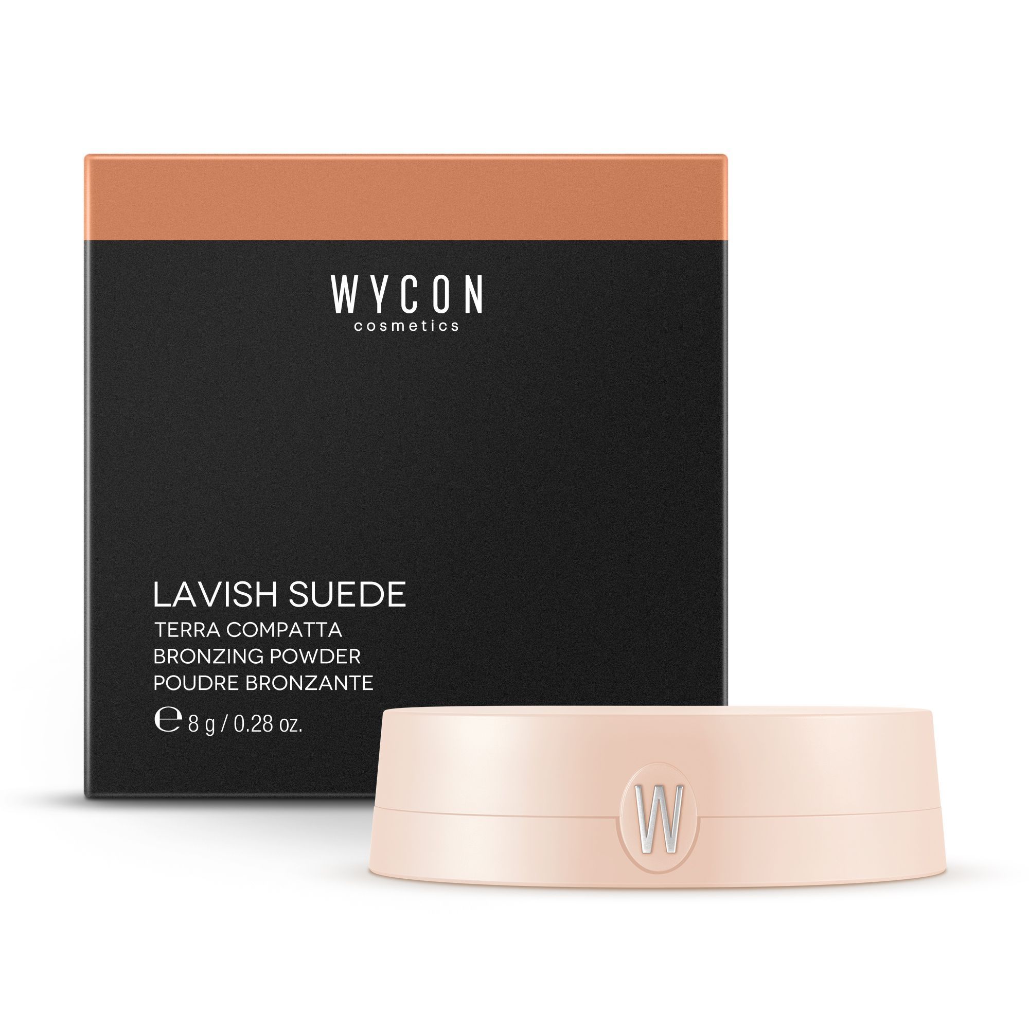 WYCON cosmetics lavish suede bronzing powder 08 salted caramel