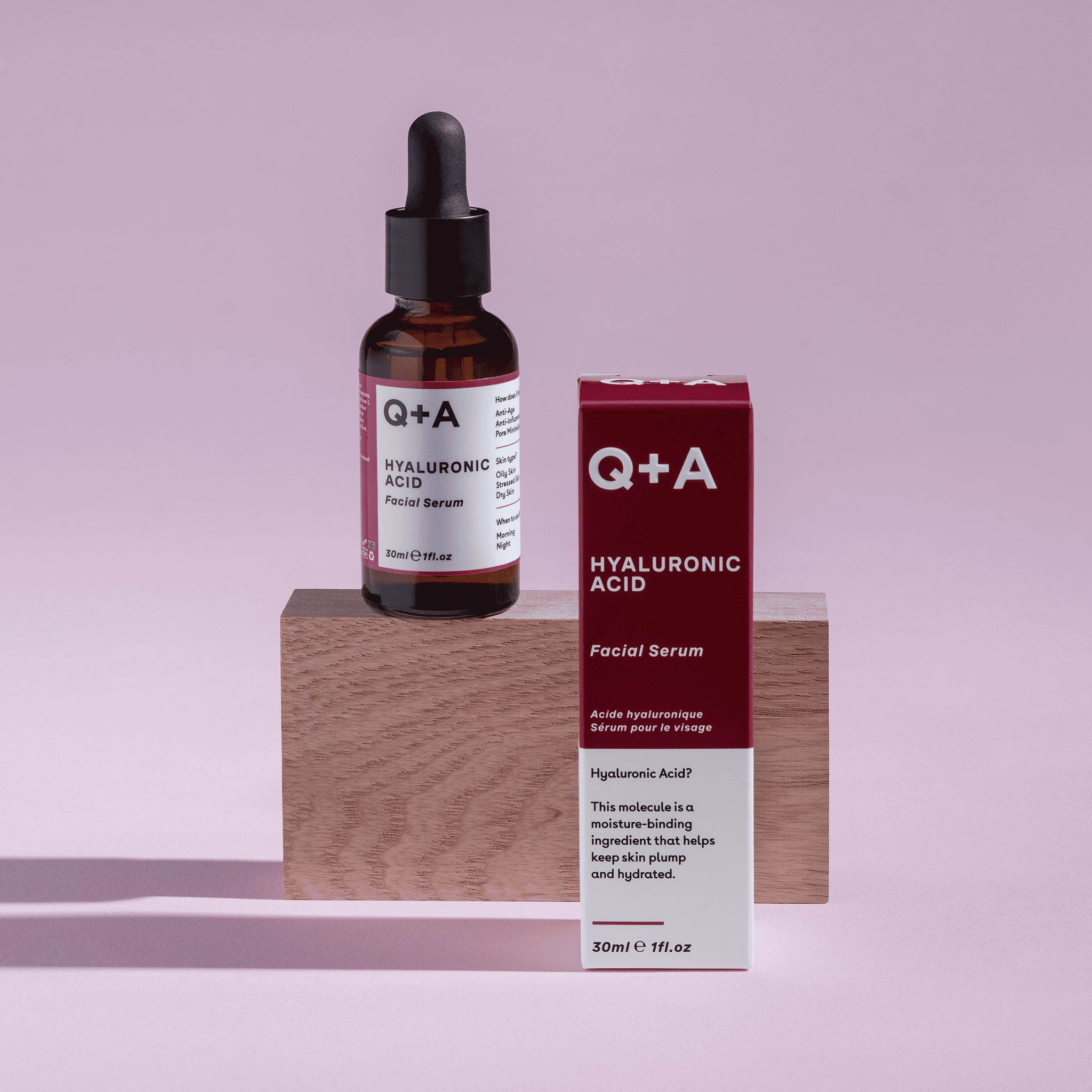 Q+A Skin, Hyaluronic Acid Facial Serum