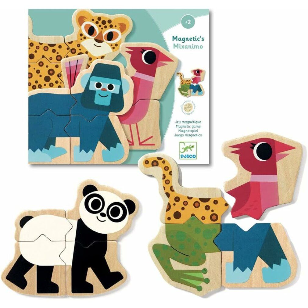 djeco Puzzle magnetico animali misti