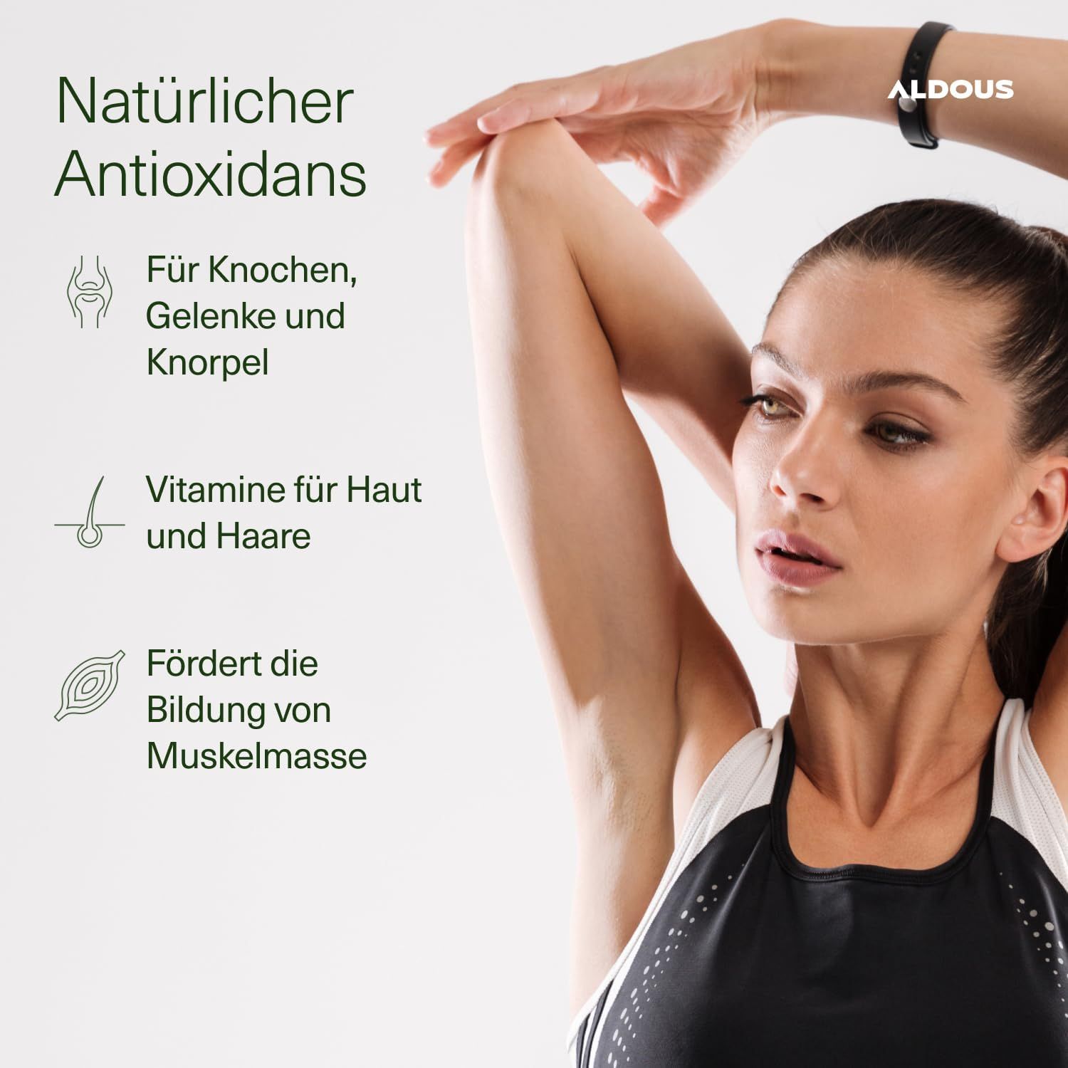 Aldous Capsule di Collagene + Acido Ialuronico + Coenzima Q10