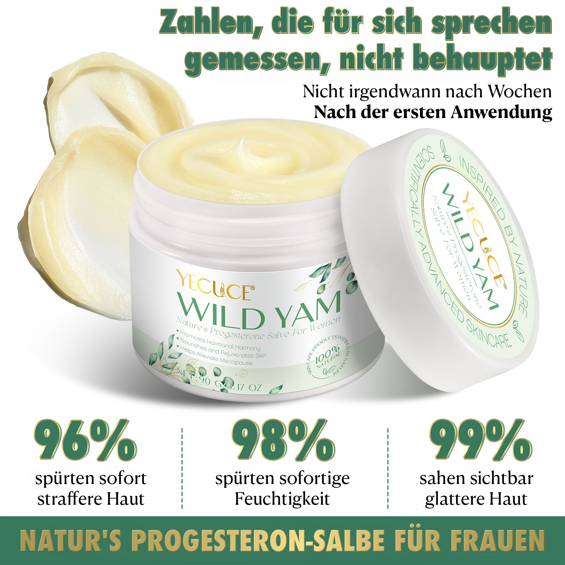 P-Beauty Crema da giornoall'igname selvatico Crema viso per donna per l'equilibrio ormonale