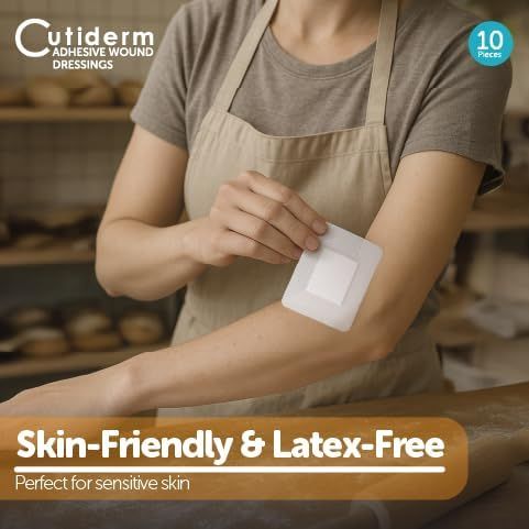 Bendaggio sterile per ferite 8 x 10 cm Cutiderm