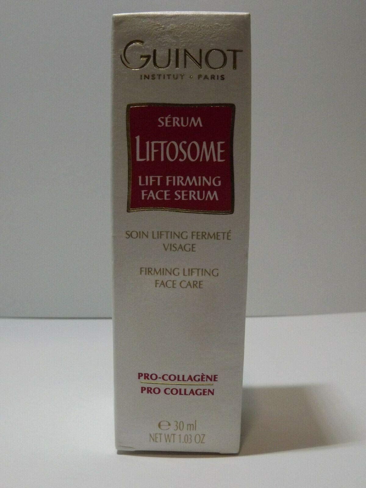 Scatola del Siero Liftosome Guinot: Siero viso liftante rassodante, 30 ml.
