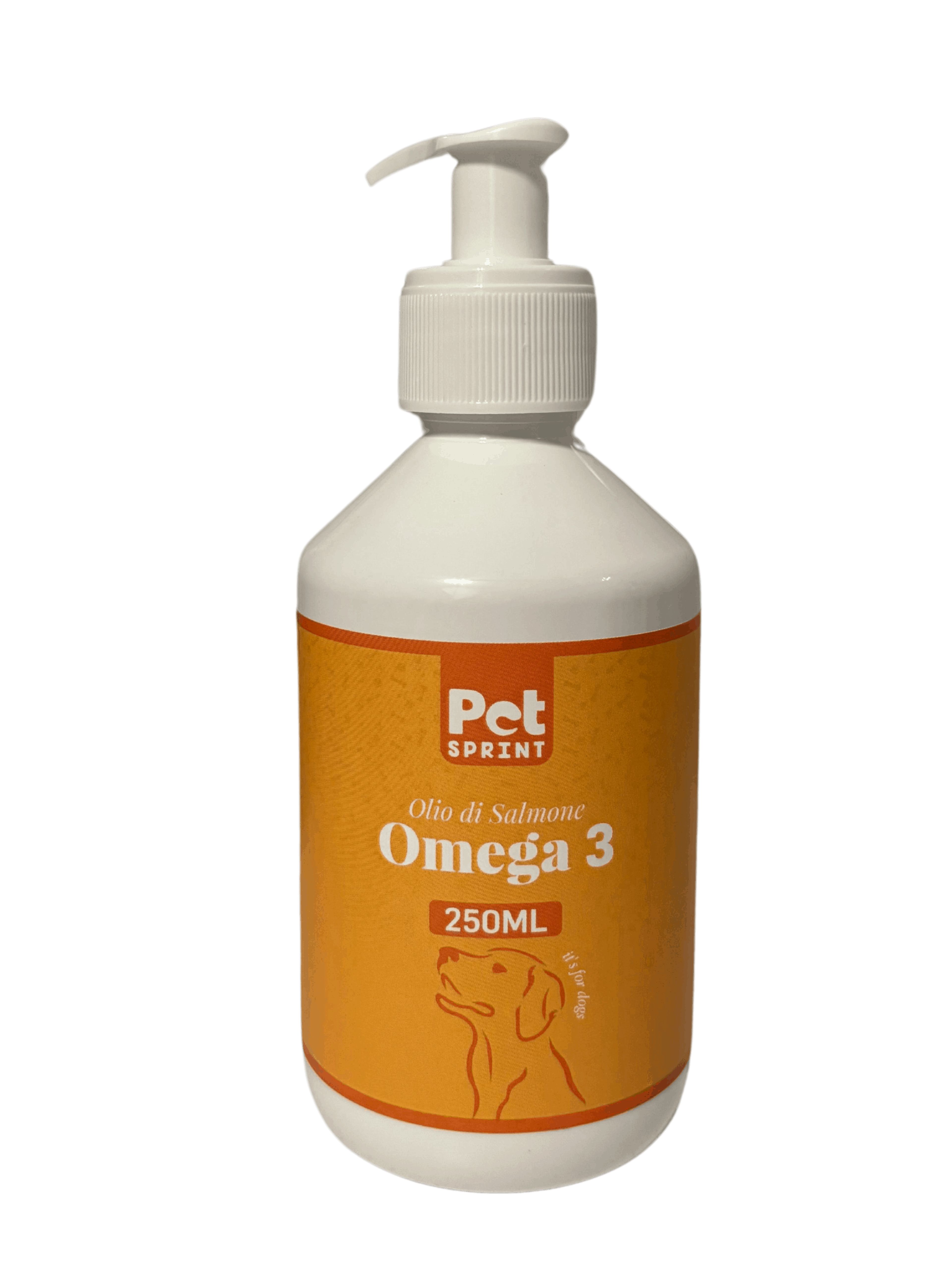 Olio di Salmone per Cani Premium - 250ml - Pet Sprint