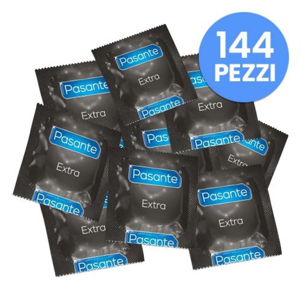 Confezioni singole di preservativi. Pasante Extra. 144 PEZZI.
