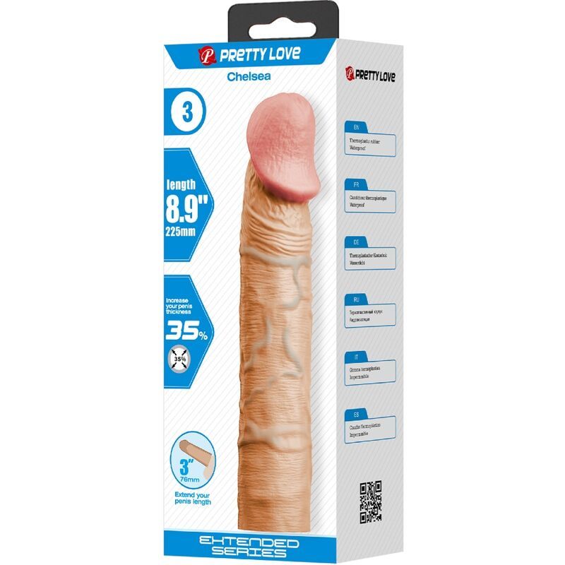 Guaina e Prolunga Pene Chelsea 22,5 cm