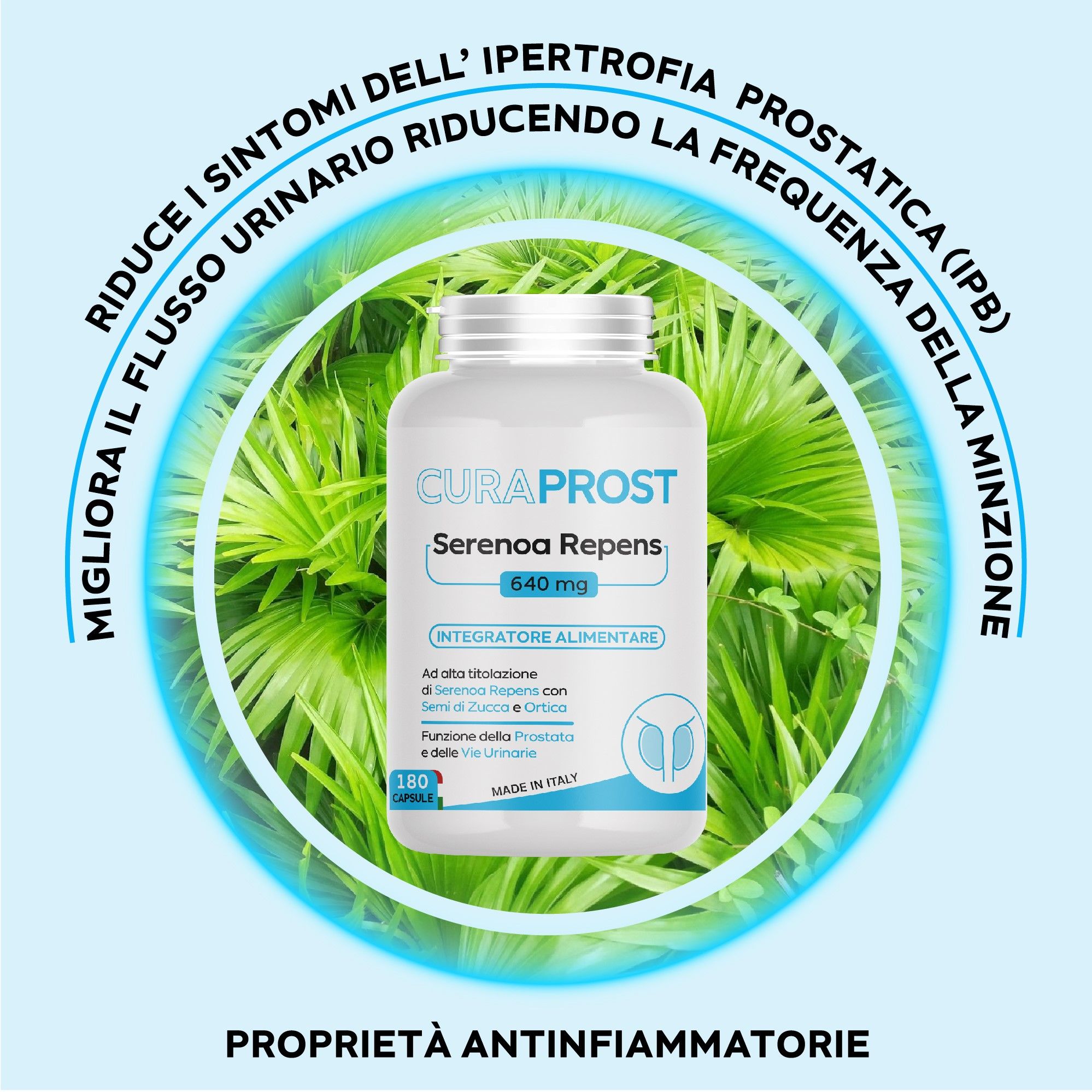 Trico Hair Italy Curaprost Integratore Prostata con Serenoa Repens alta titolazione