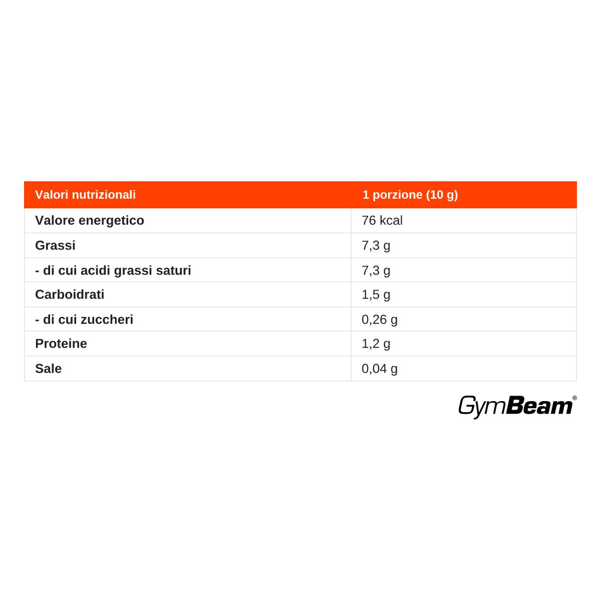 GymBeam Olio MCT trigliceridi a catena media in polvere