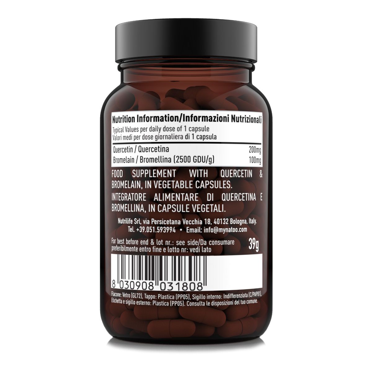 Natoo Quercetina + Bromelina
