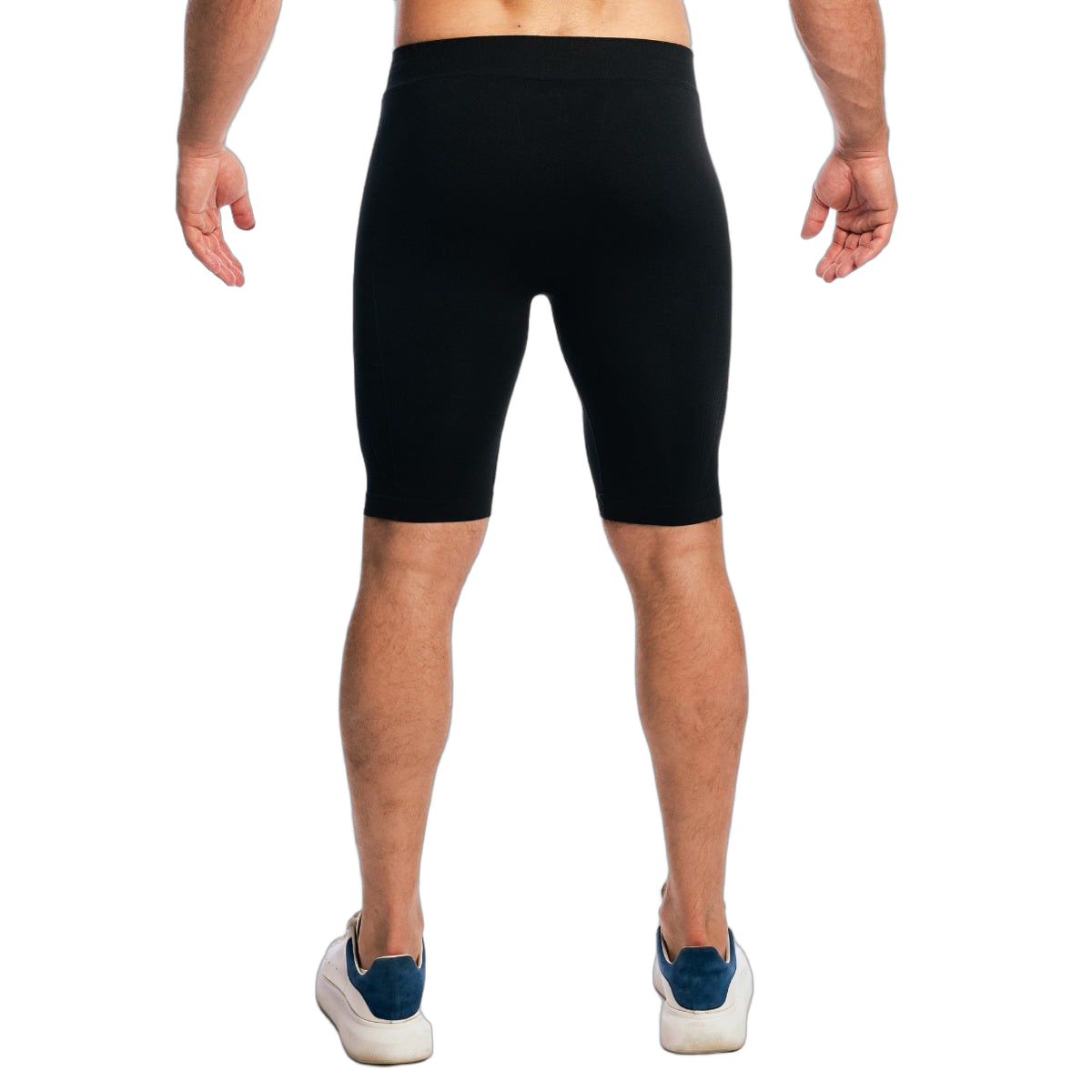 GymBeam Pantaloncini uomo slim Fuse senza cuciture nero