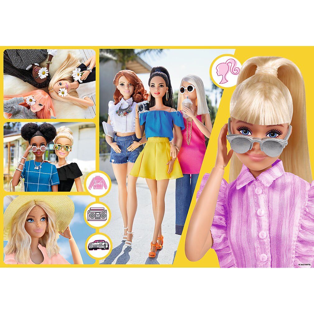 trefl Sparkling Barbie puzzle 100 pezzi