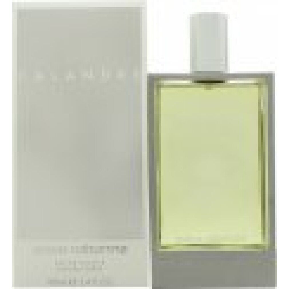Flacone e confezione di Calandre Eau de Toilette. Flacone argentato con tappo bianco. Scatola bianca con nome del prodotto.