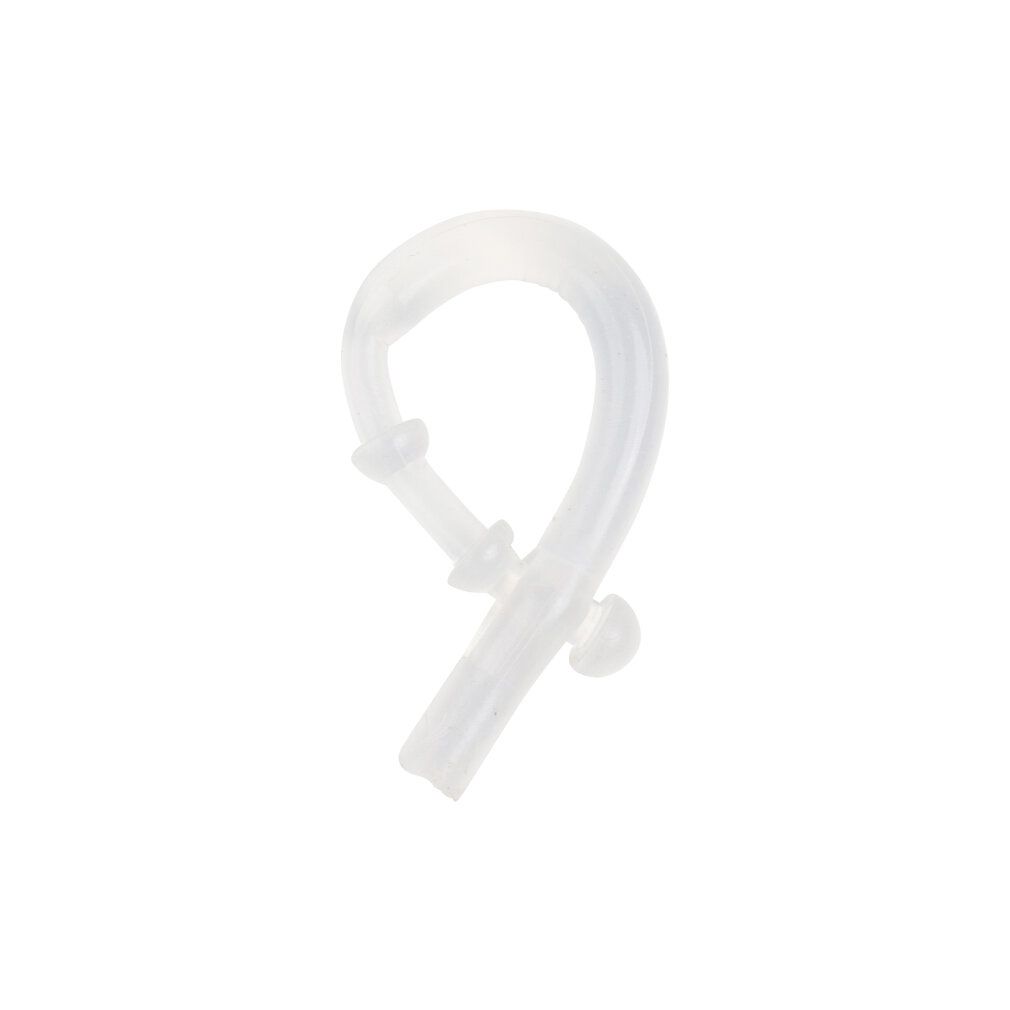 Anello penieno trasparente e flessibile. Forma ad anello con elemento regolabile. Materiale: probabilmente silicone.