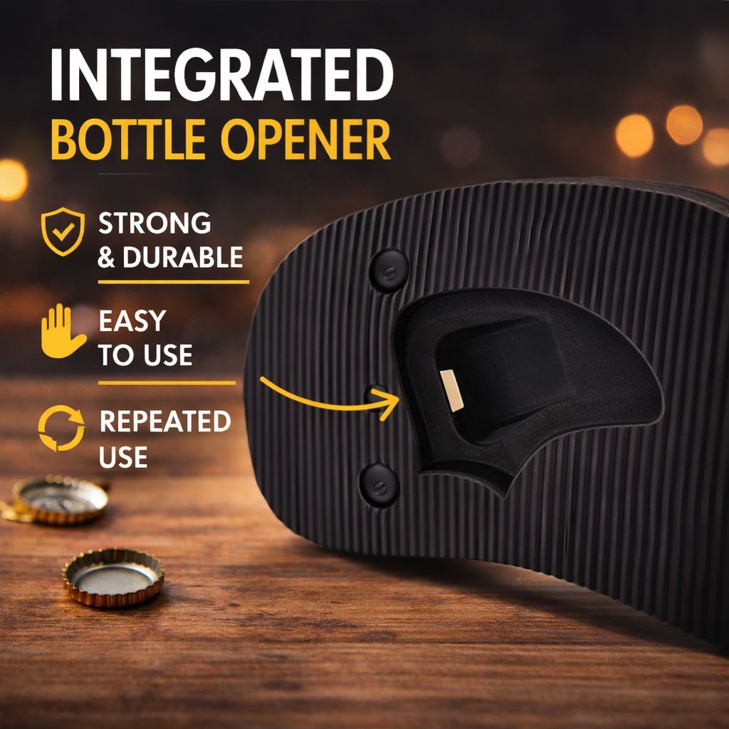 Ciabatte Uomo con Apribottiglie Integrato – Infradito Estive Antiscivolo FF