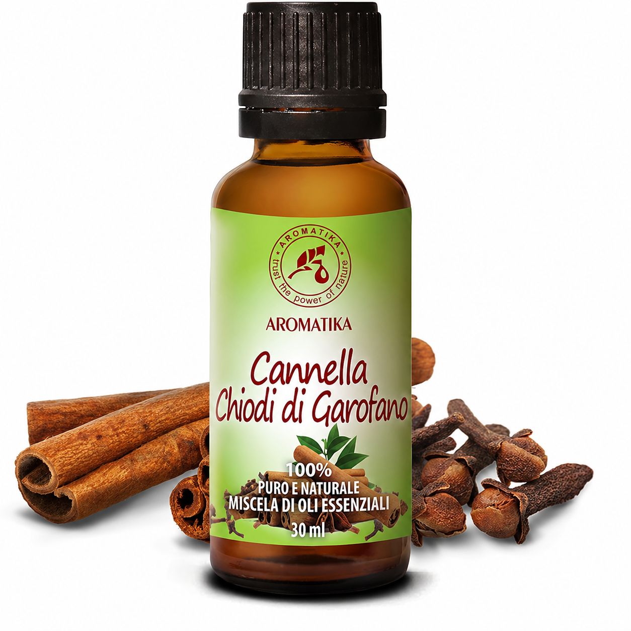 Miscela profumata AROMATIKA con olio di cannella e chiodi di garofano