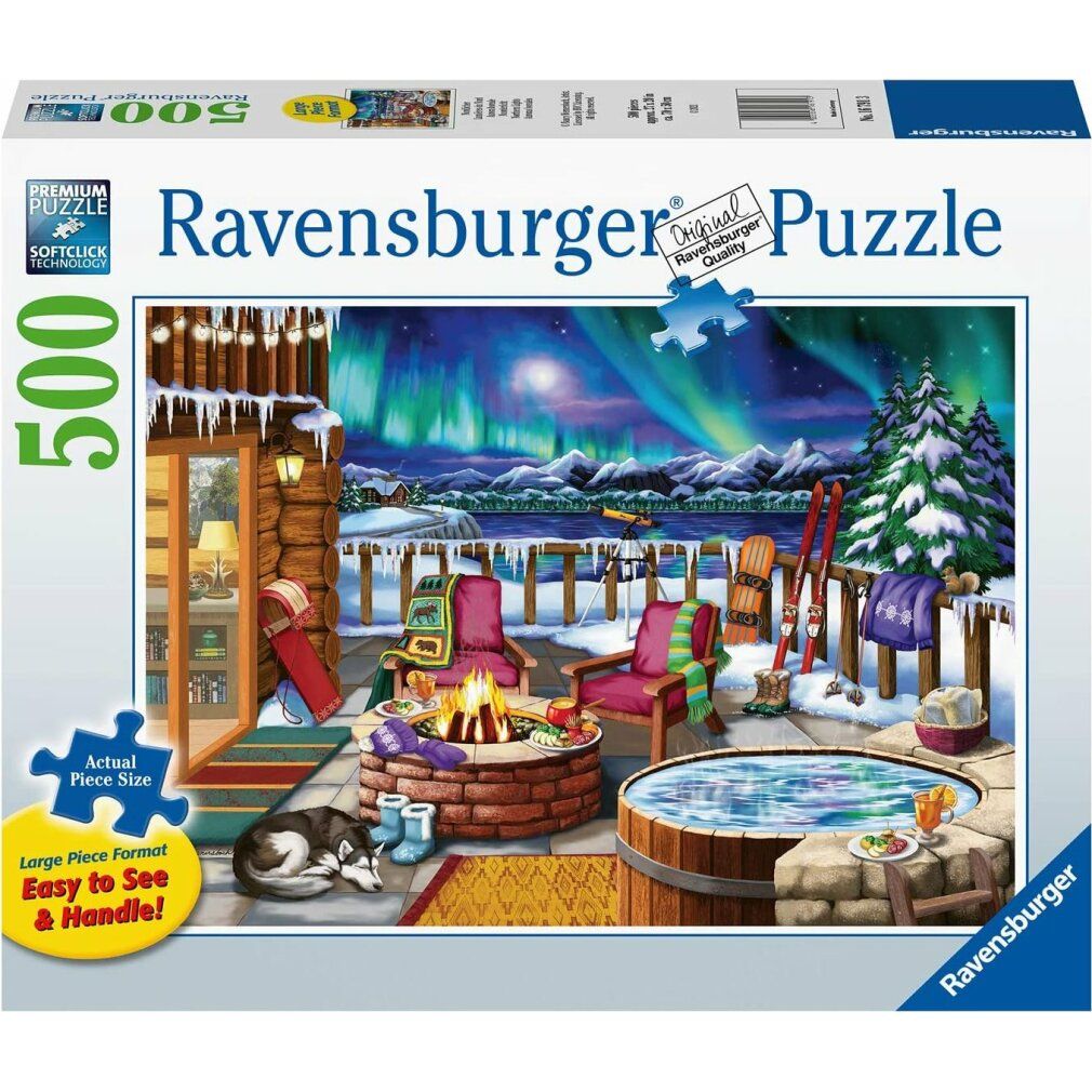 Ravensburger 16791 Puzzle dell'aurora boreale, multicolore