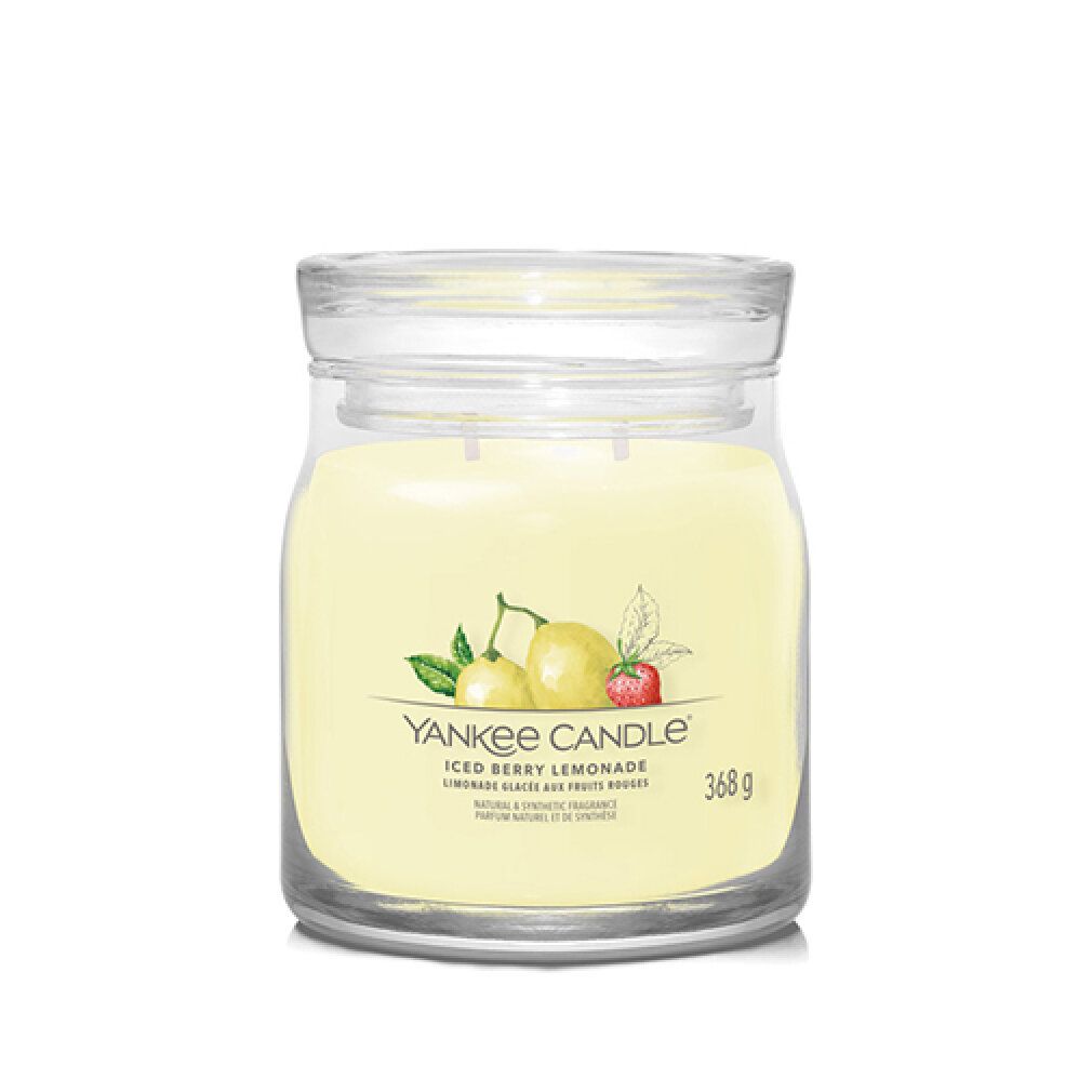 Candela aromatica Signature vetro medio Iced Berry Lemonade