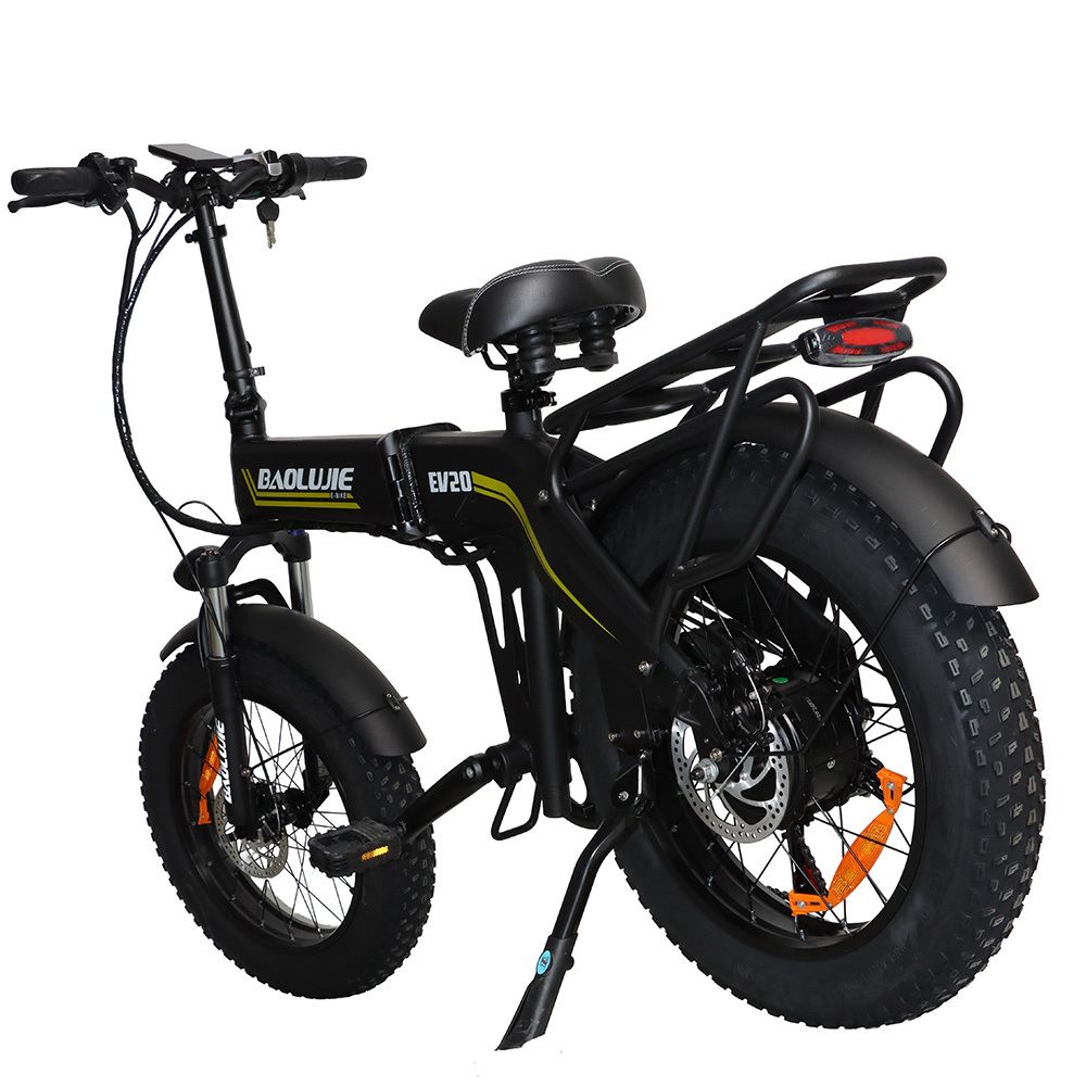 BAOLUJIE D7 Bicicletta elettrica pieghevole, batteria da 48 V 16 Ah