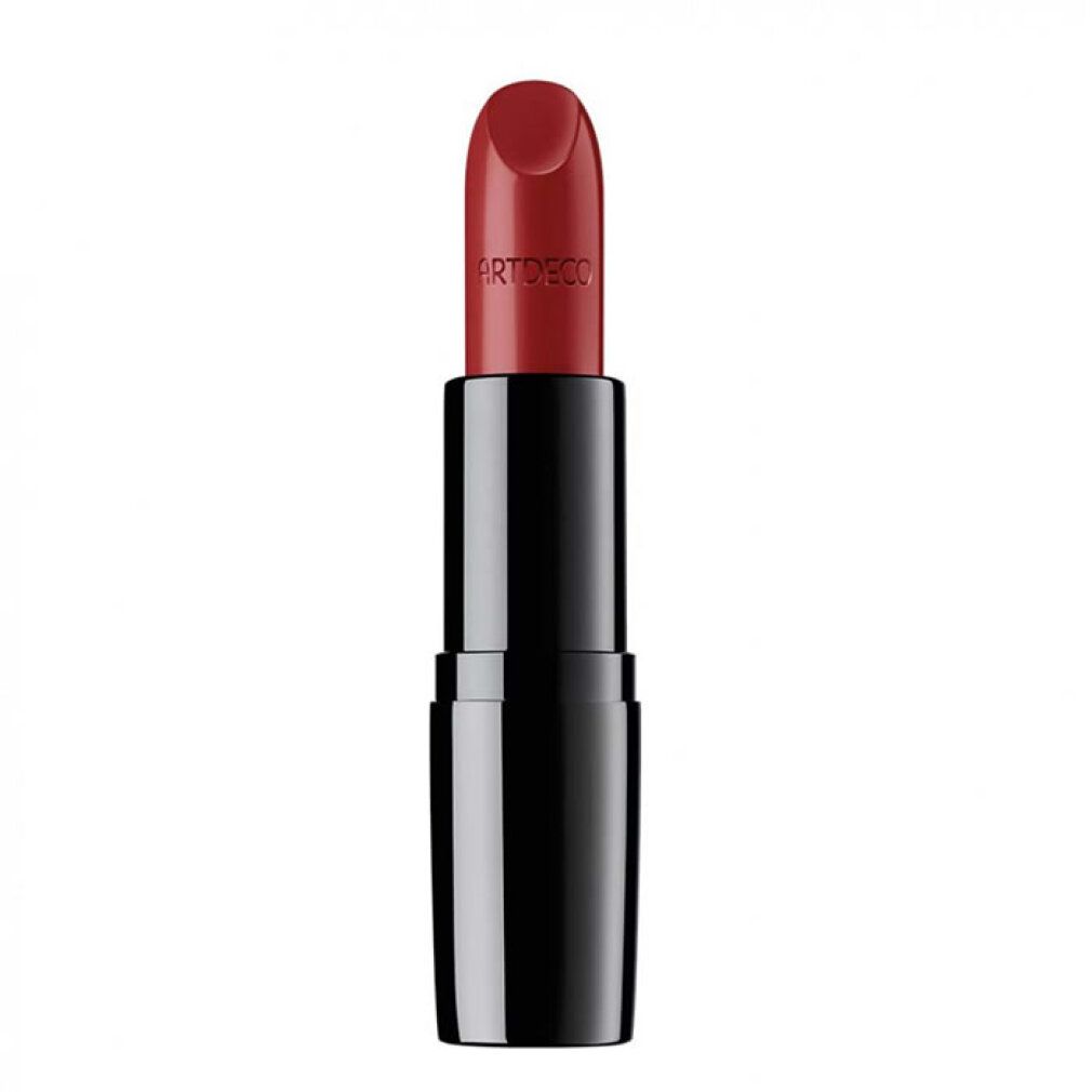 Rossetto Artdeco, stelo nero, punta del rossetto rossa.