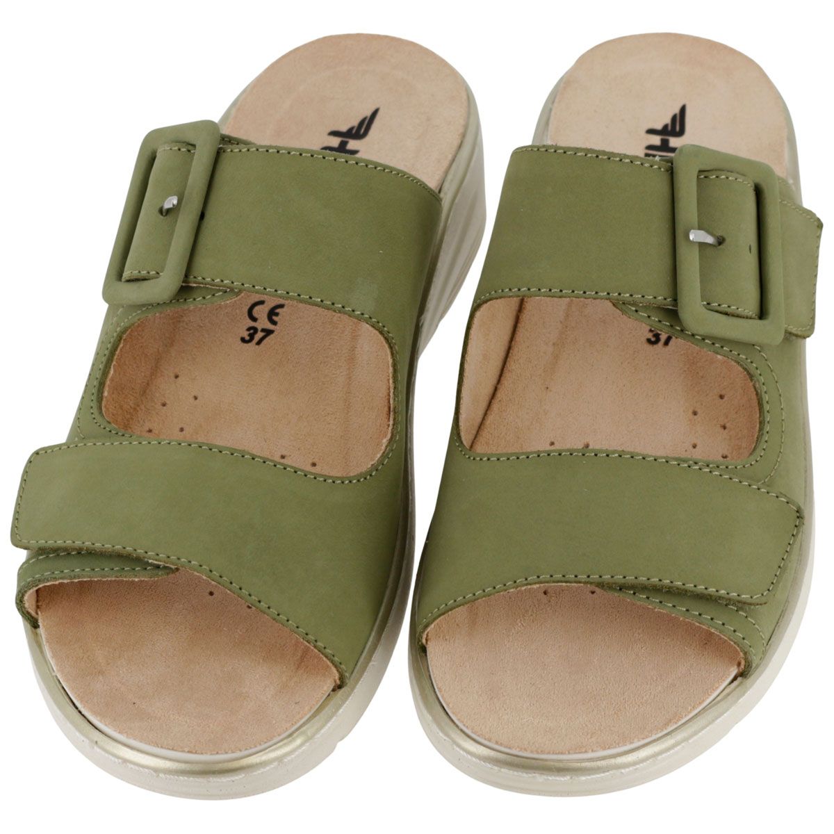 Hergos H5700 - Sabot in pelle ingrassata con plantare estraibile