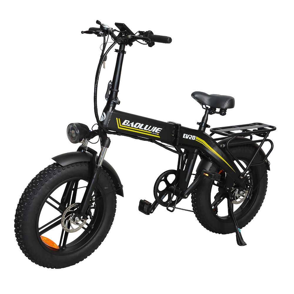 BAOLUJIE D7 Bicicletta elettrica pieghevole, batteria da 48 V 16 Ah