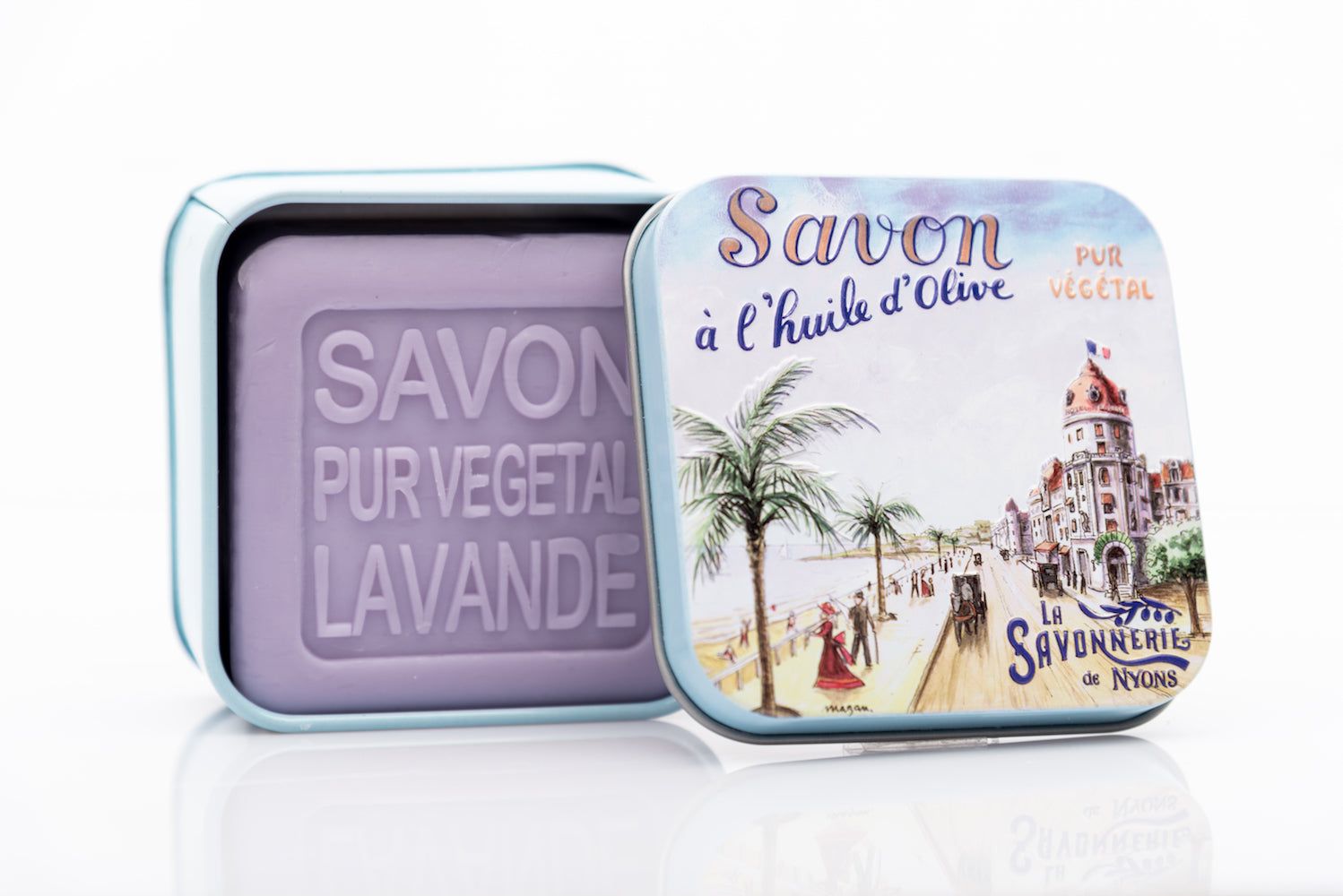 La Savonnerie de Nyons - Scatola di sapone in metallo "Promenade"