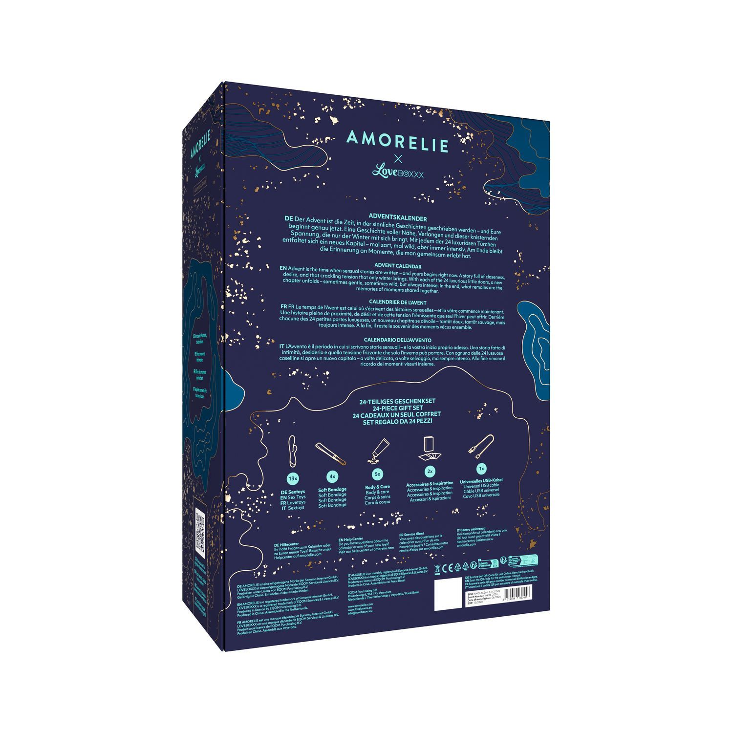 Calendario dell'Avvento AMORELIE x Loveboxxx 2026 - Edizione Luxury
