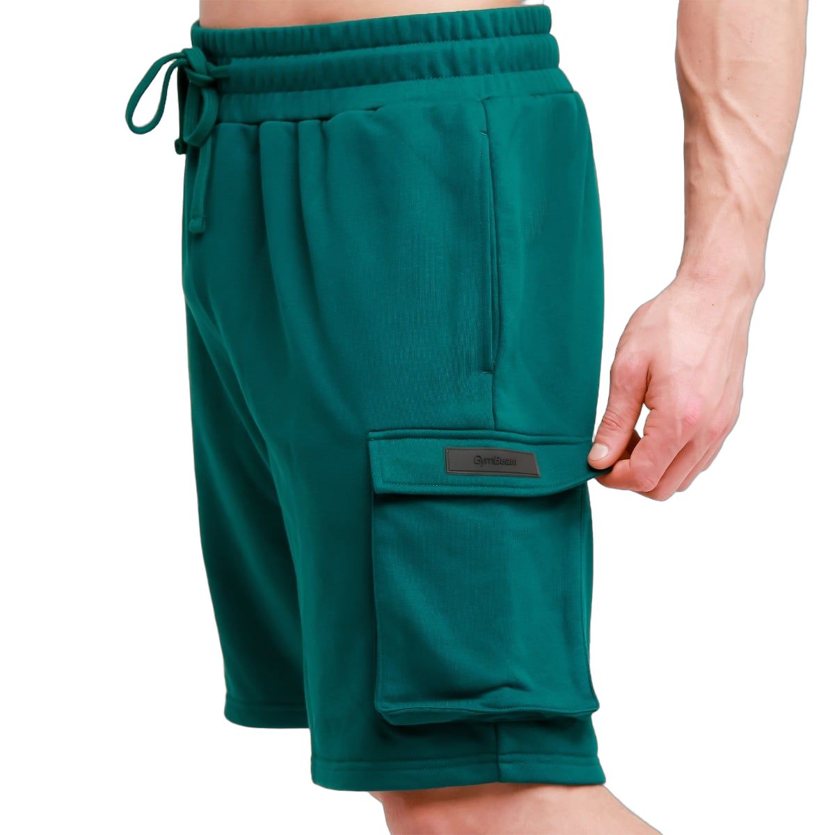 GymBeam Pantaloncini uomo Utility regular cargo verde