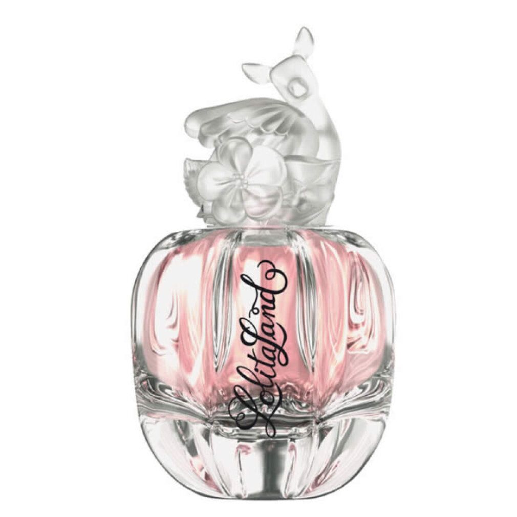 Flacone Lolita Lempicka Lolitaland Eau de Parfum con applicazione cervo.
