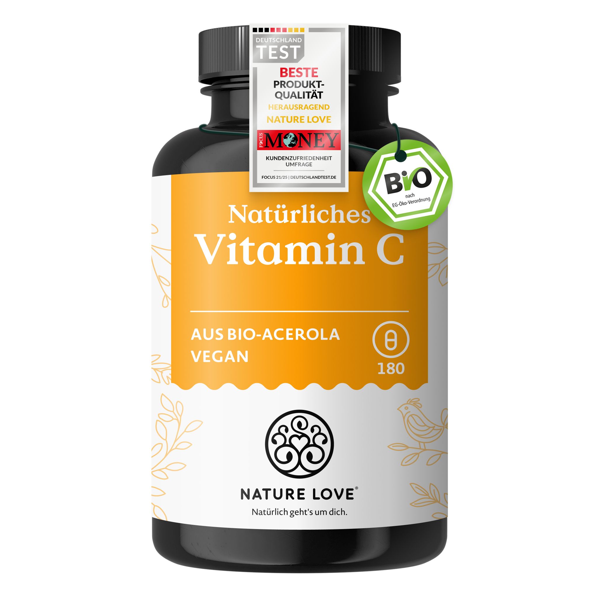 NATURE LOVE® Vitamina C da acerola biologica