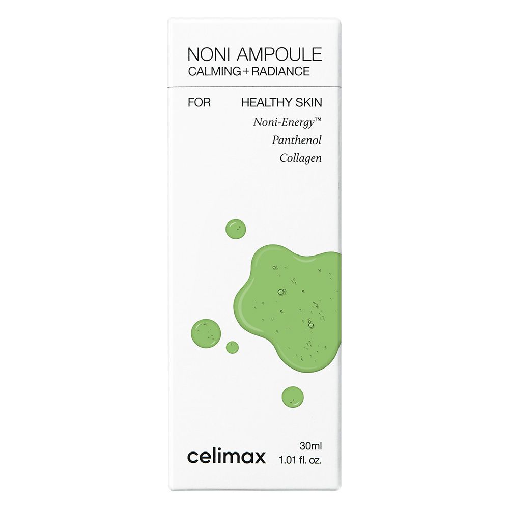 Scatola Celimax Noni Energy con gocce verdi e indicazione 30ml.