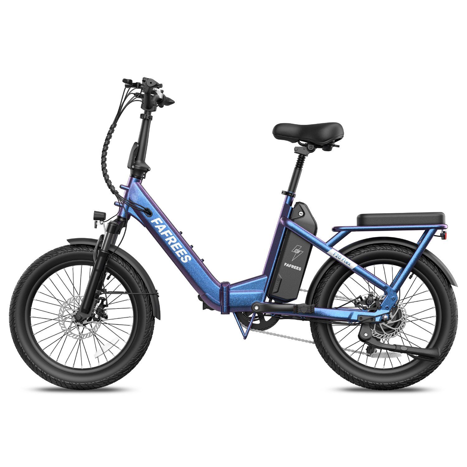 FAFREES F20 Flex E-bike pieghevole, batteria rimovibile da 25 Ah, 7 velocità