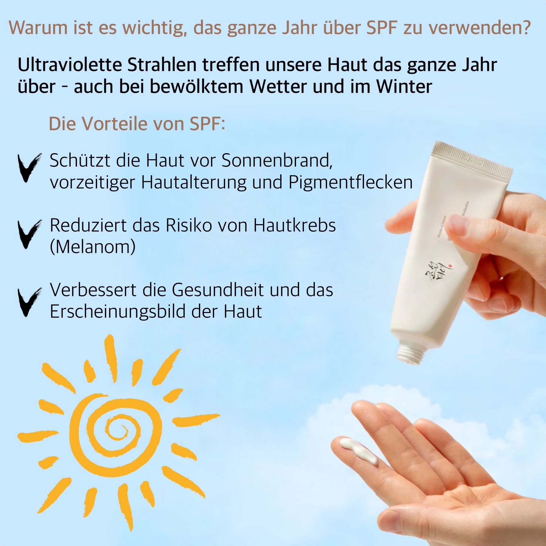 Beauty of Joseon  Crema solare Sun Care Relief Sun SPF50+