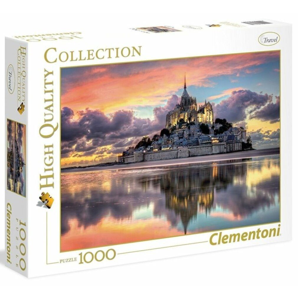 clementoni Puzzle magico Mont Saint-Michel, Francia 1000 pezzi