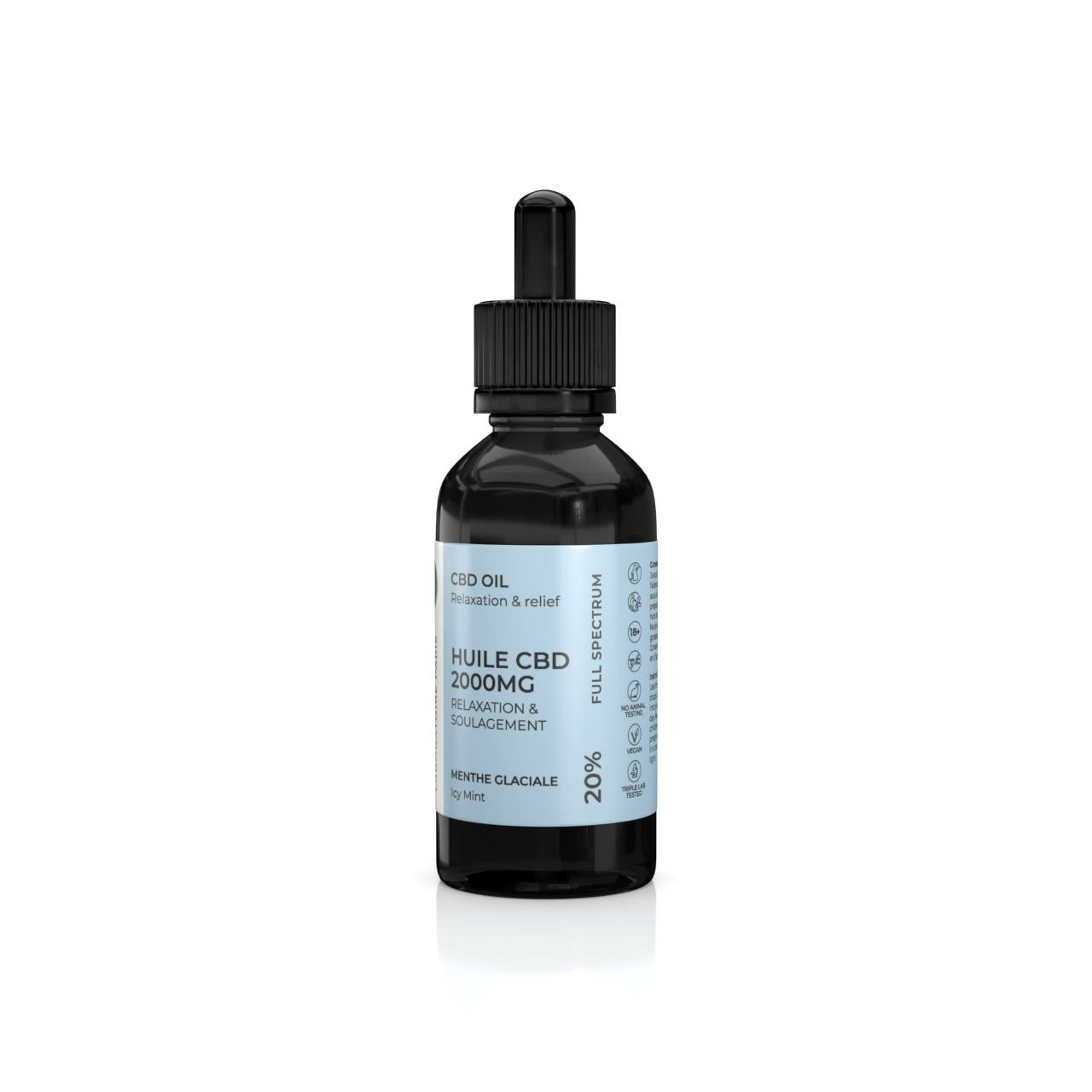 BIOGRINE Olio CBD 20% – Menta Ghiacciata