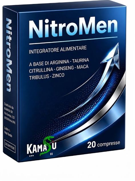 Integratore Uomo -Maca , Arginina, Citrullina,, Tribulus e Zinco energia sessuale uomo