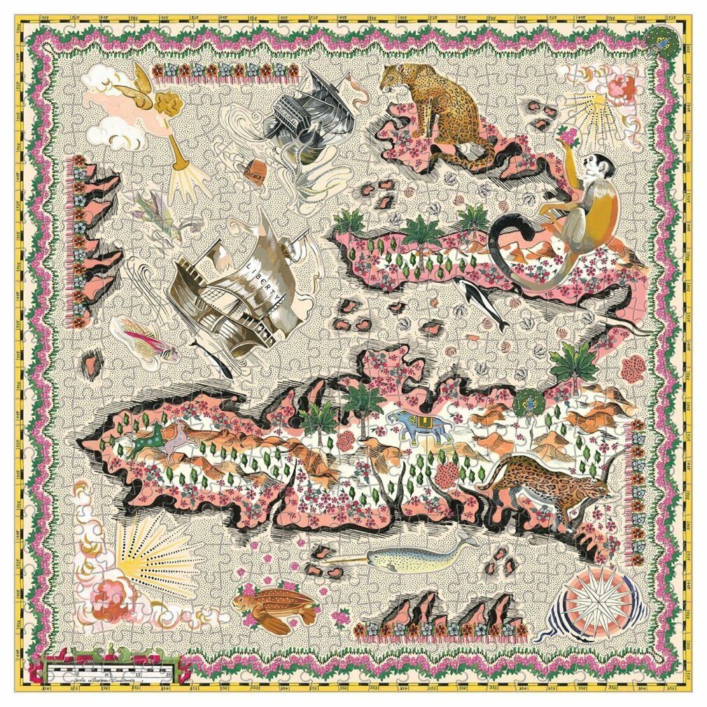 galison puzzle reversibile 2in1 Liberty Maxine London 500 pezzi