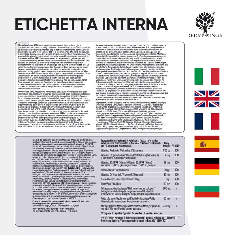 RedMoringa ANTIRUGHE 60 Capsule
