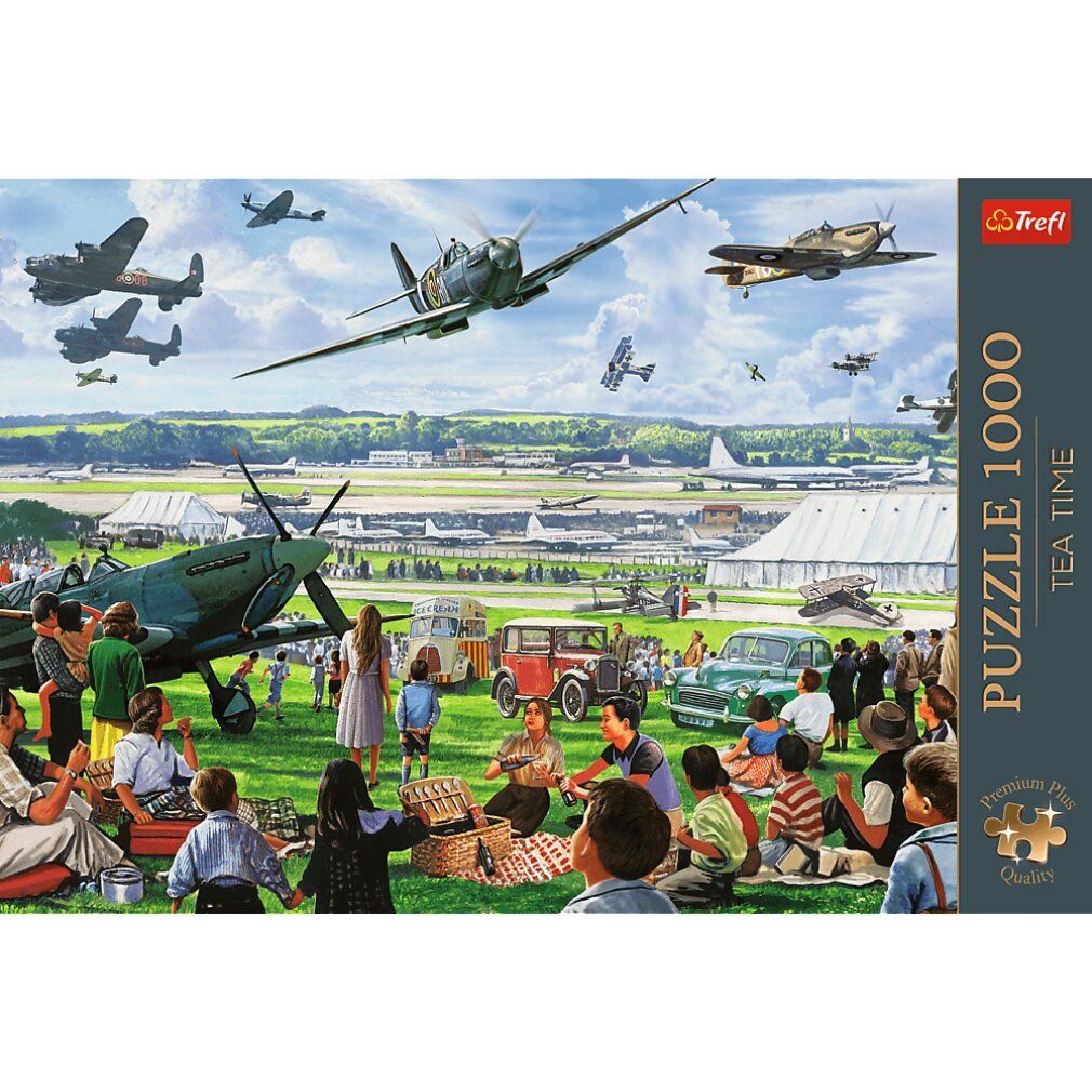 Puzzle trefl Premium Plus Tea Time: Aviation Day 1000 pezzi