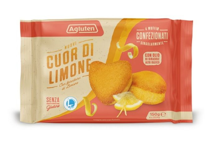 Merendina Cuor di Limone Senza Glutine - Agluten